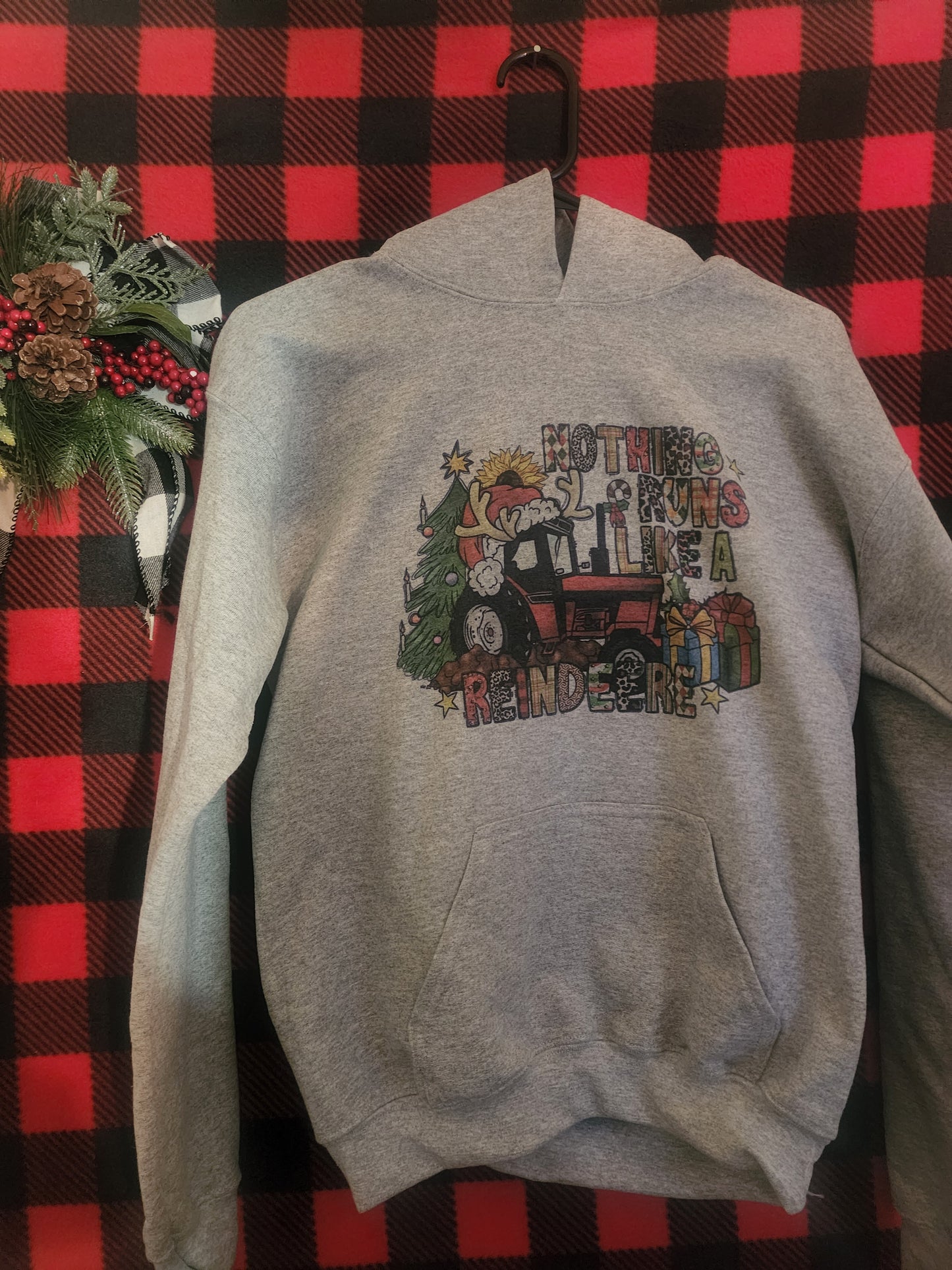 Kids Christmas Nothing Runs Like a Reindeere.