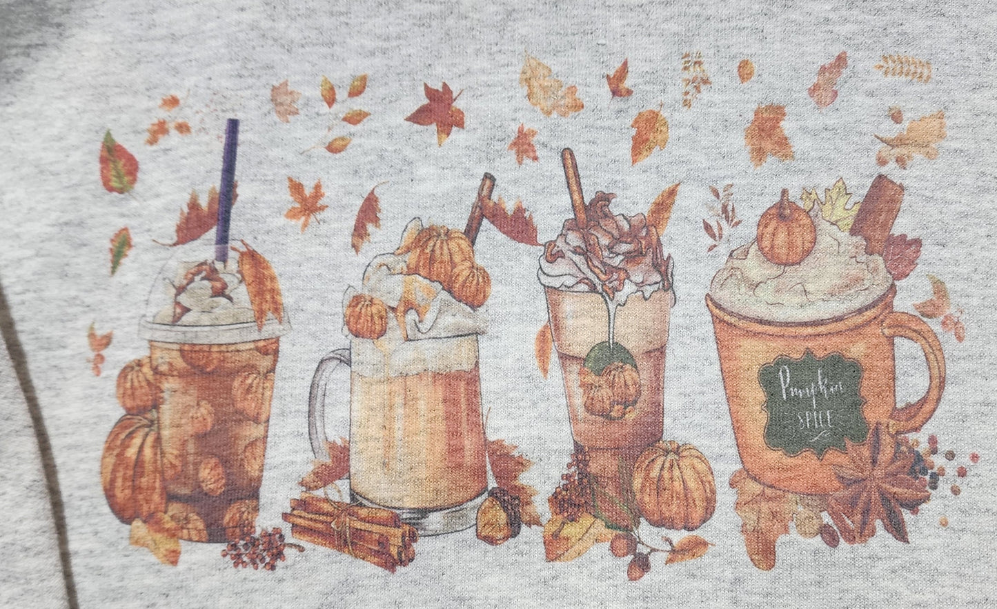 Pumpkin Latte hoodie and Tshirts