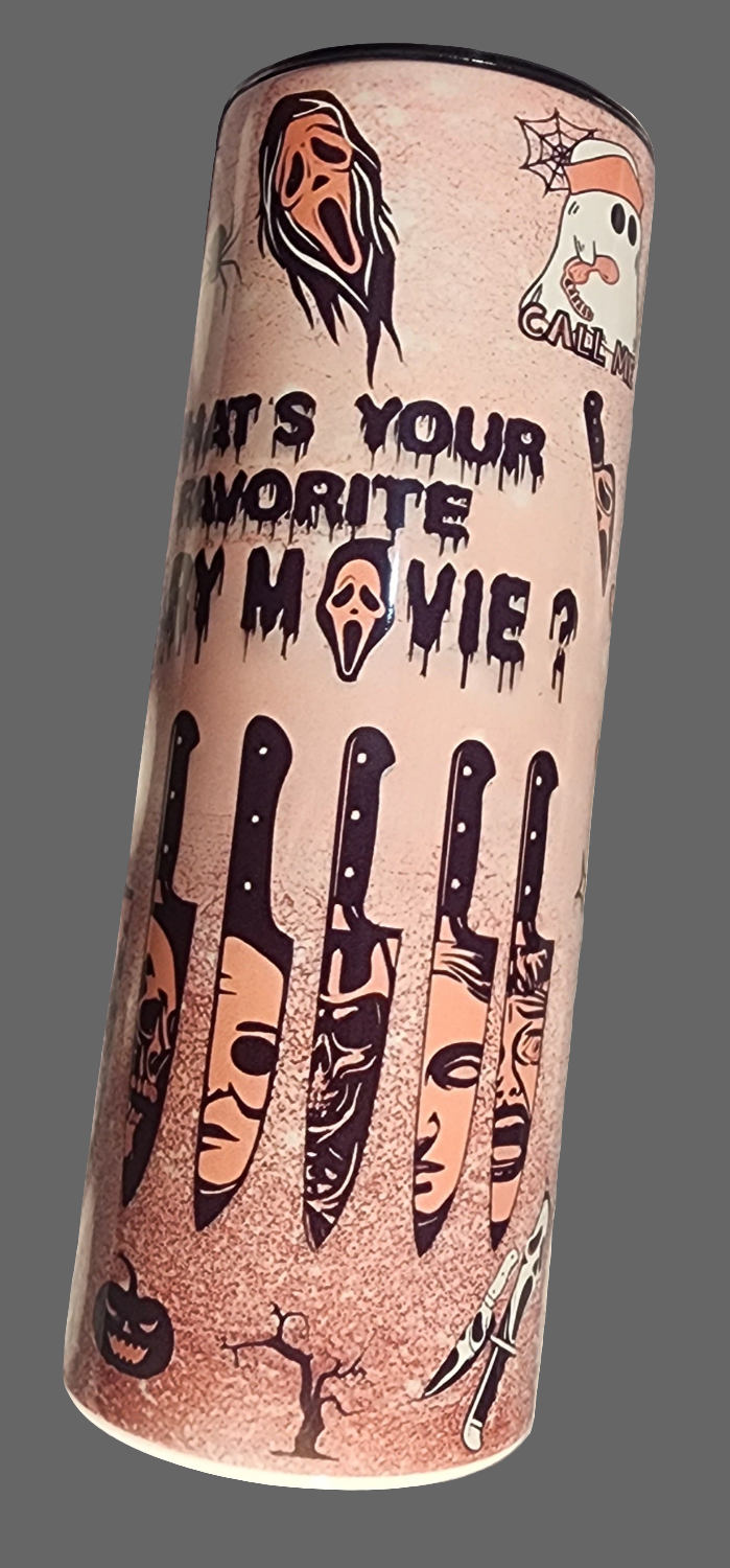 Horror ghostface Tumbler