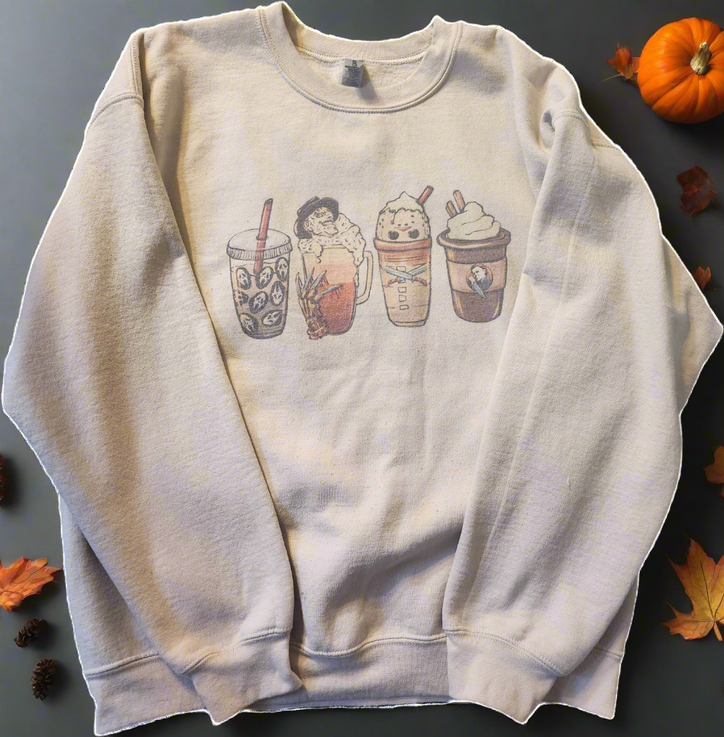 Scary latte Tops