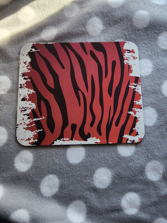 Red Animal Print