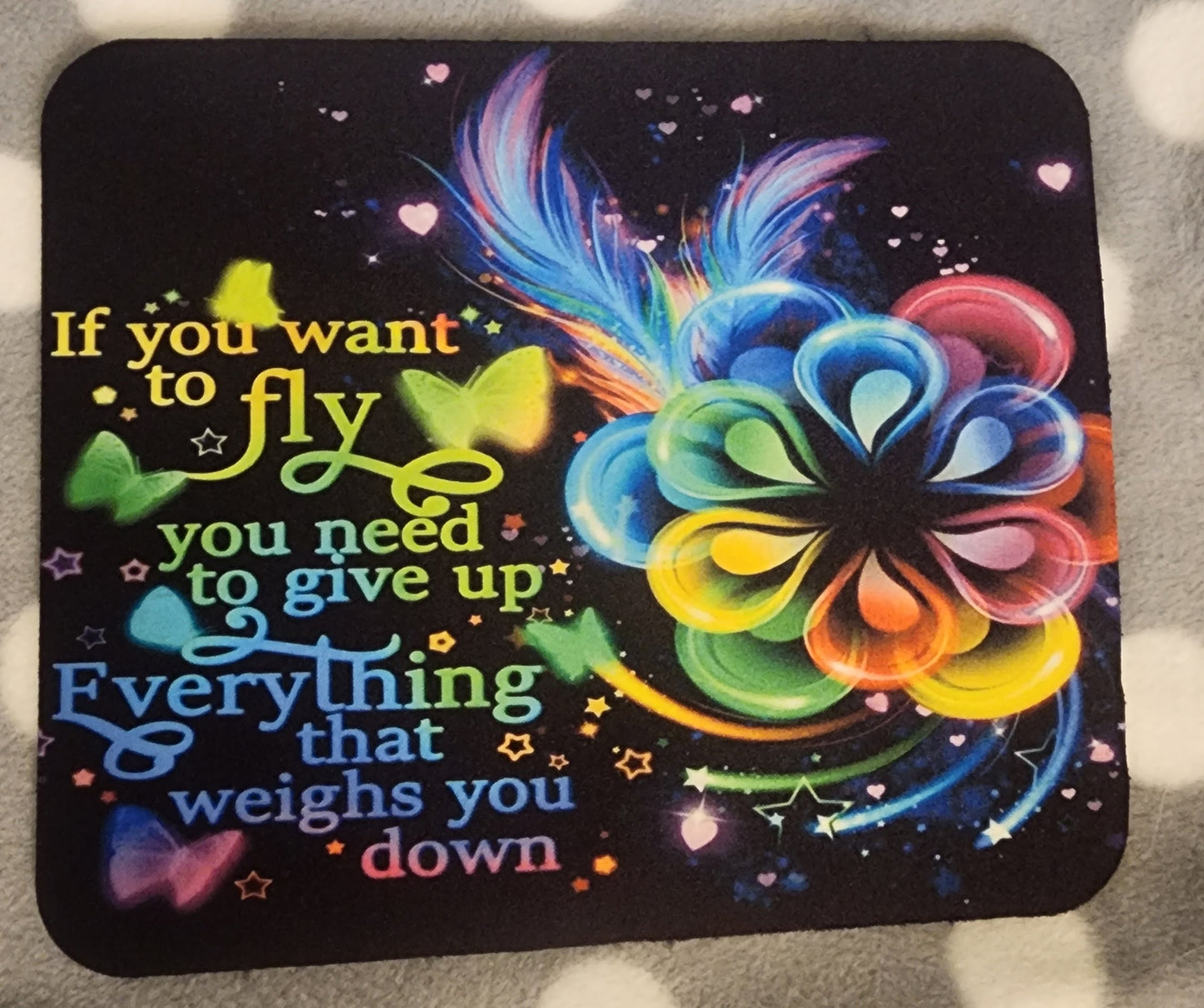 If you want to fly mouse pad