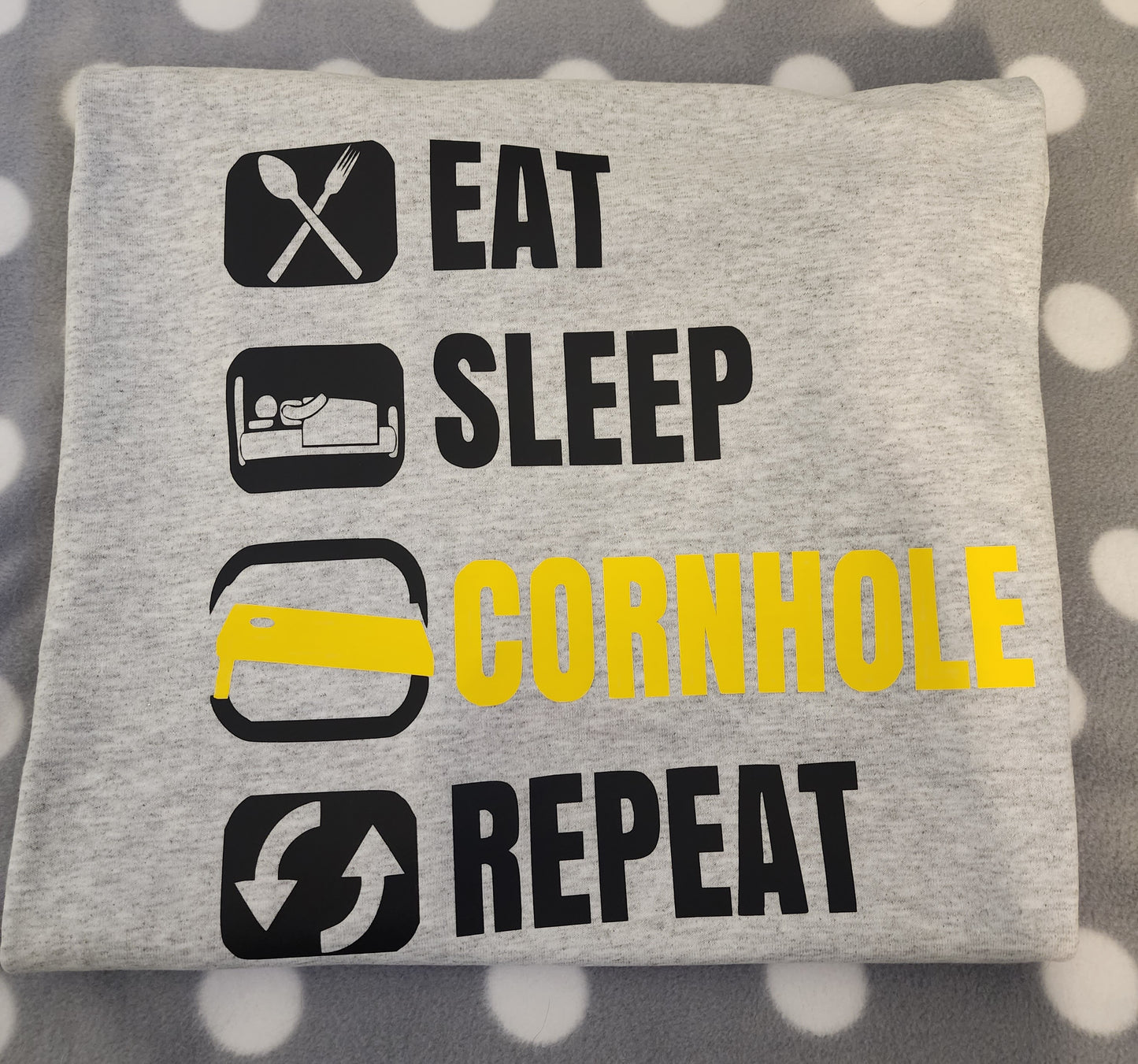 Eat Sleep Cornhole Repeat