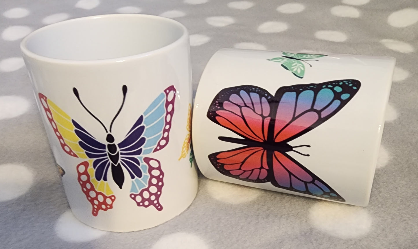 Butterfly Mugs (SET OF 2)