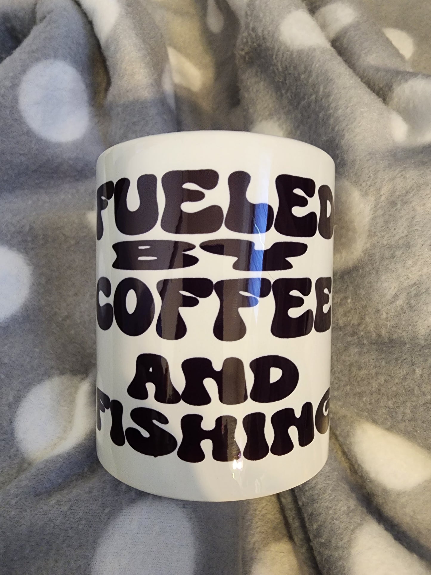 Fueled by coffee and Fishing. (SET OF 2)